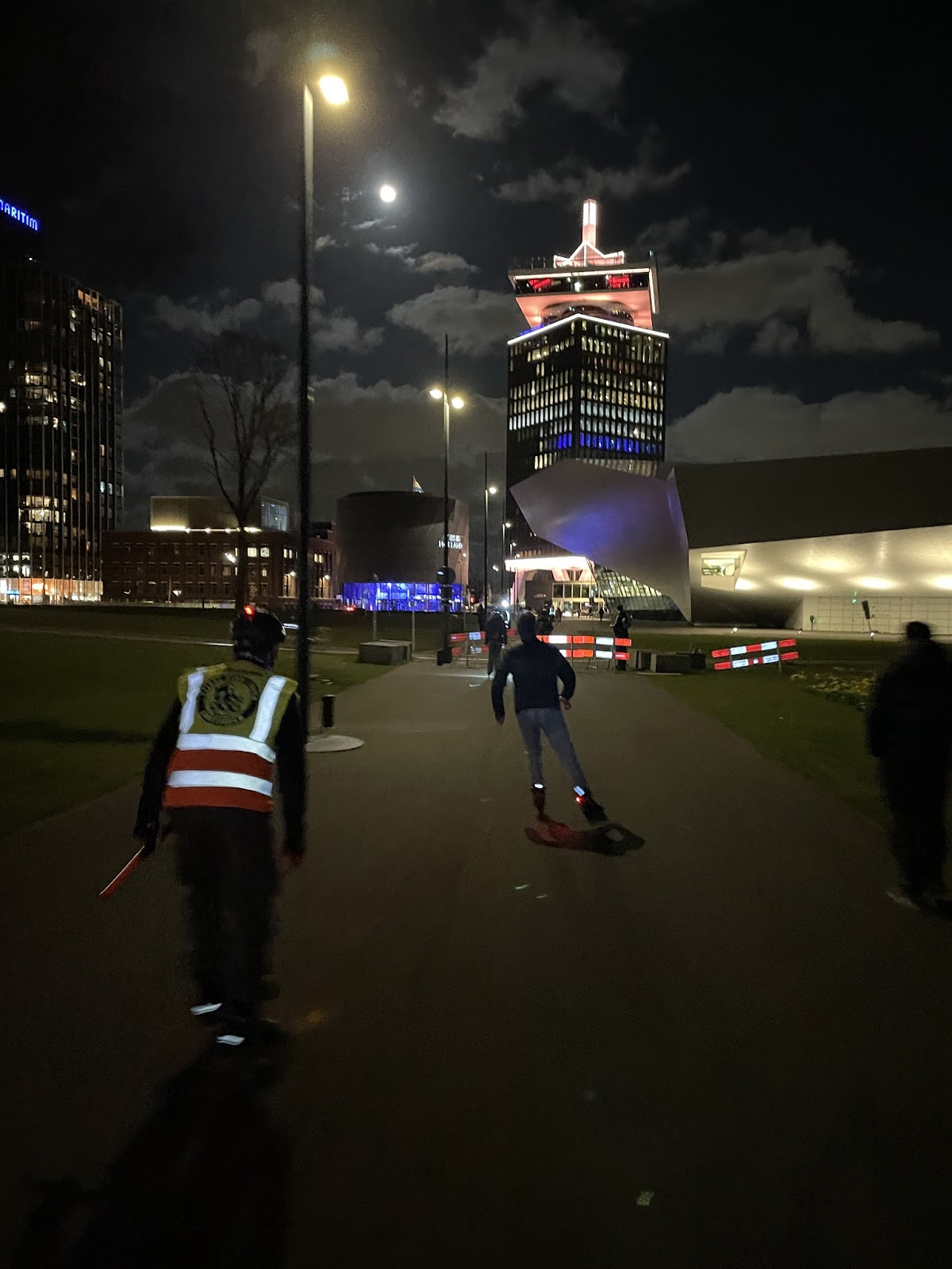 Heading to the A'DAM tower