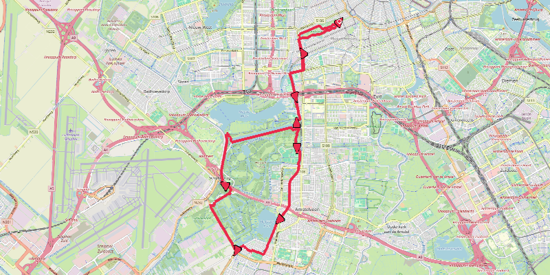 Zwart IJs in Amsterdamse Bos