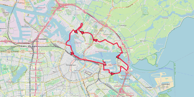 Rond IJ 3: Oranjesluizen-Houthavenveer, Amsterdam