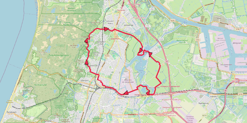Skateroute vanuit huis