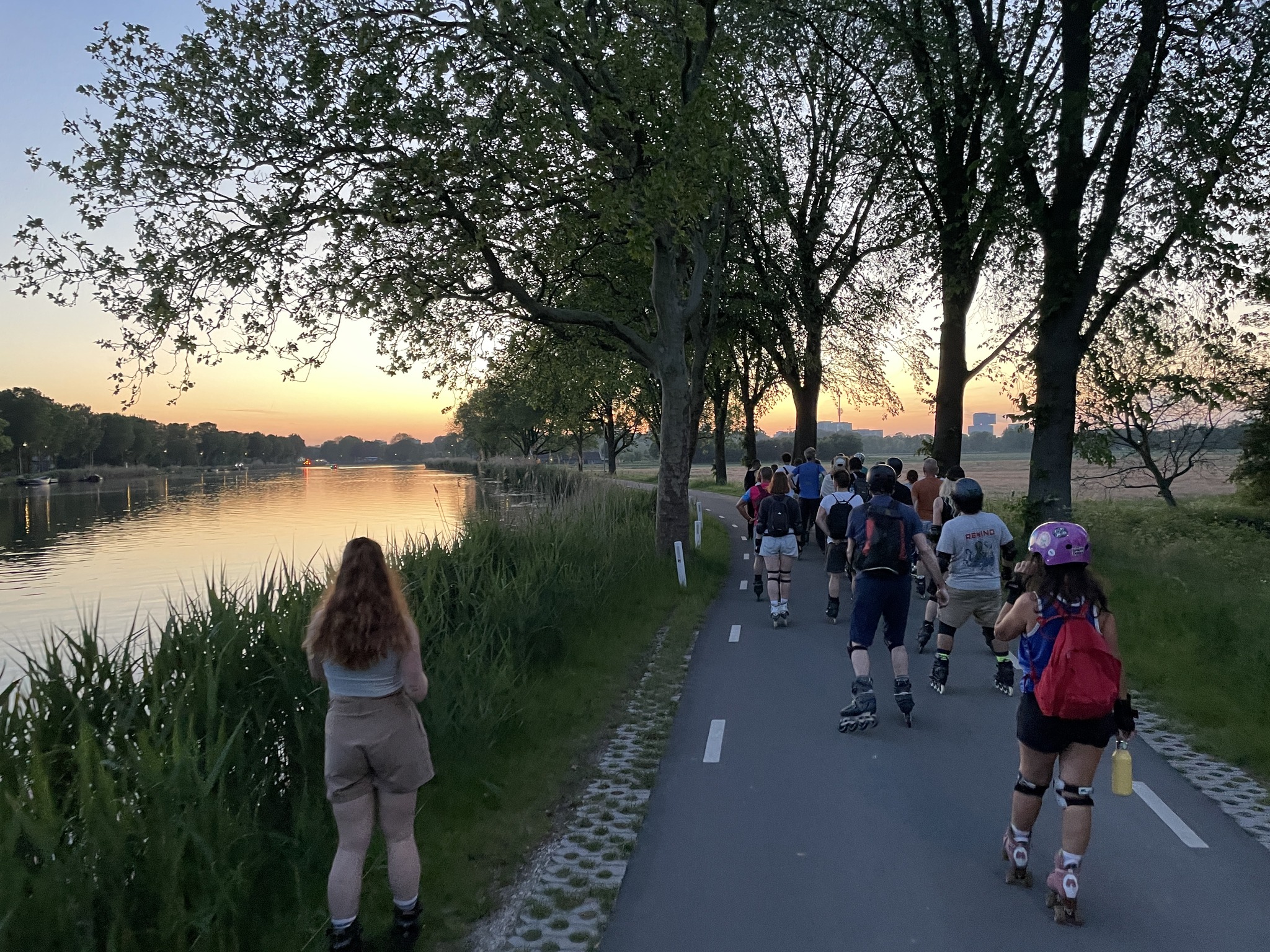 Friday Night Skate Amsterdam passing by the river Amstel. May 22th, 2026